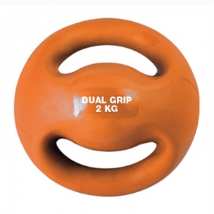 Pelota Medicinal Dual Grip. 2 Kg