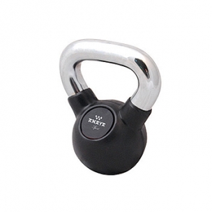 Kettlebell de Caucho con mango cromado 6 Kg