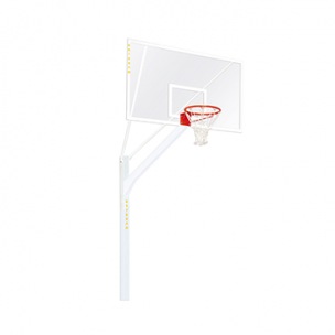 Canastas de baloncesto fijas tablero metacrilato. Salida 2,25 m