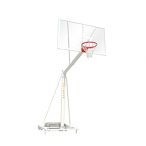 Canastas de baloncesto móviles tablero metacrilato. Salida 1,65 m