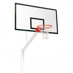 Canastas de baloncesto fijas tablero madera. Salida 1,65 m