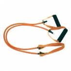 Goma elstica fitness con cinta central. Ligero
