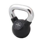 Kettlebell de Caucho con mango cromado 10 Kg