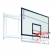 Canastas de baloncesto a pared plegables y graduables en altura con tableros en madera